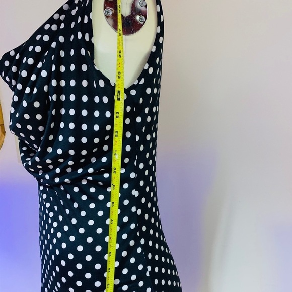 Diklakedem polka dots black & white dress size M - Picture 4 of 5